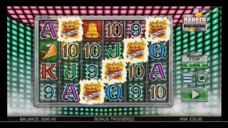 Danger High Voltage slot screenshot 2