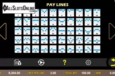 Paylines. Dou Di Zhu Deluxe from Aspect Gaming