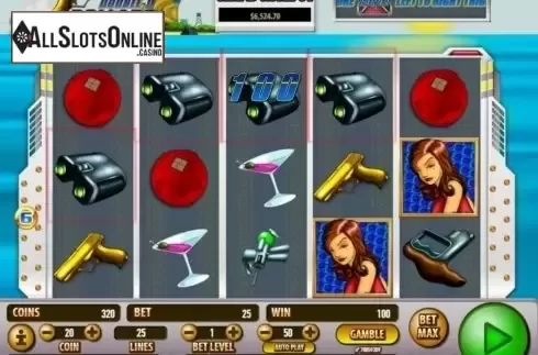 Win screen. Double O Dollars from Habanero