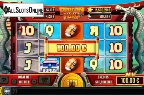 Win Screen. Dragon Fury from GAMING1