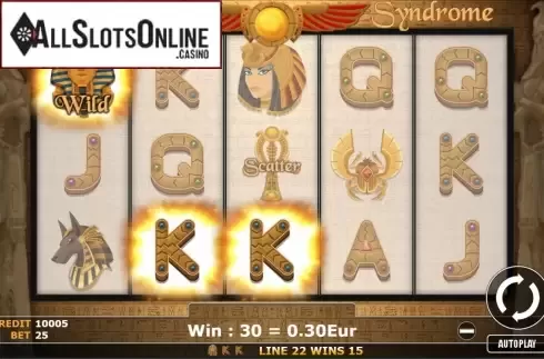 Win Screen 1. Egyptian Syndrome from Fils Game