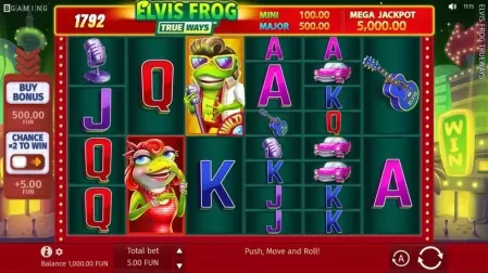Elvis Frog TRUEWAYS slot screenshot 1