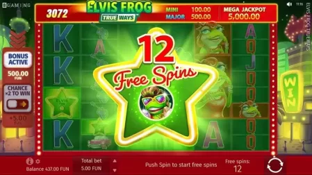 Elvis Frog TRUEWAYS slot screenshot 4