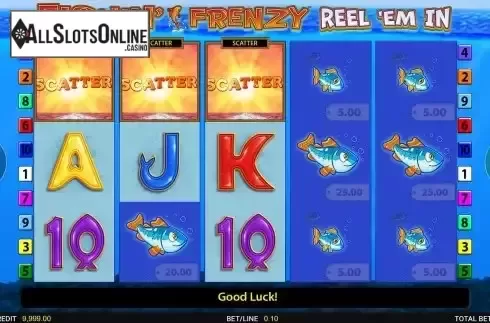Free Spins Win Screen