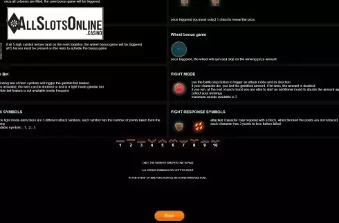 Paytable 2