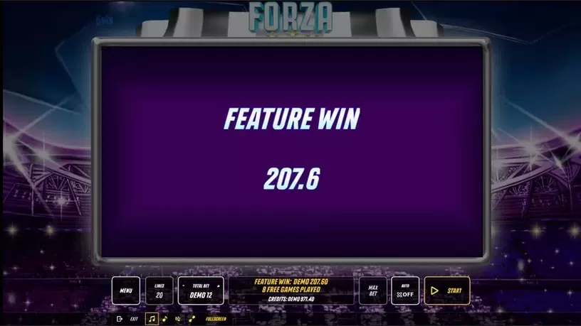 Forza slot screenshot 5