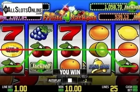 Win. Fruits 4 Jackpot HD from World Match