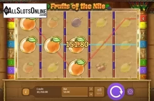 Screen 3. Fruits of the Nile from Playson