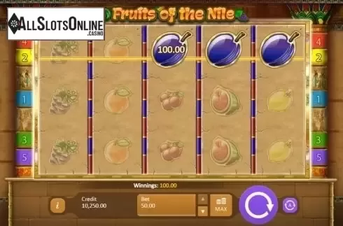 Screen 7. Fruits of the Nile from Playson