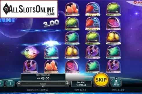 Win screen 1. Fruity Way from Nucleus Gaming