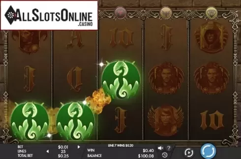 Win screen. Game of Swords from Genesis