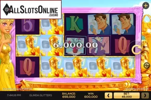 Win Screen 3. Glinda Glitters from High 5 Games