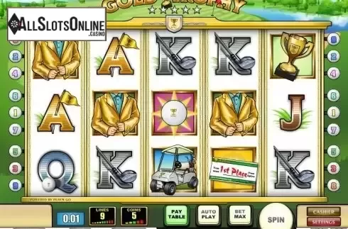 Screen2. Gold Trophy from Play'n Go