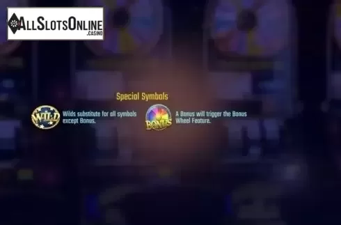 Paytable 3. Golden Wheel (Golden Hero) from Golden Hero