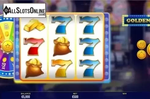 Game Workflow screen . Golden Wheel (Golden Hero) from Golden Hero