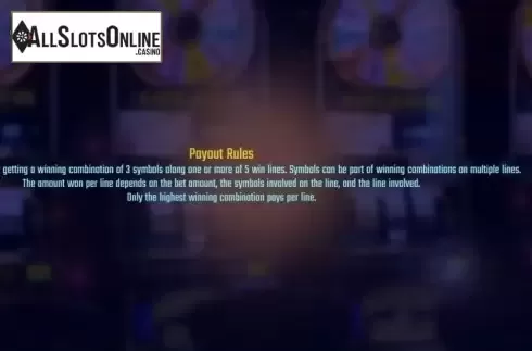 Paytable 2. Golden Wheel (Golden Hero) from Golden Hero