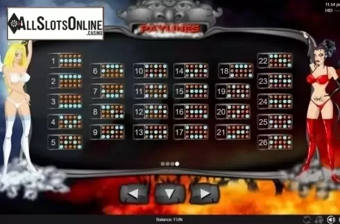 Paylines. Good & Evil from Espresso Games