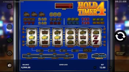 Hold4Timer slot screenshot 2