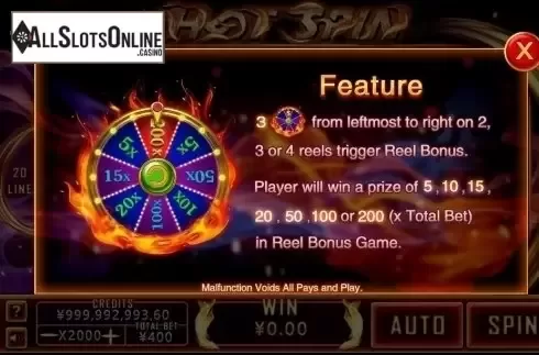 Feature. Hot Spins (CQ9Gaming) from CQ9Gaming