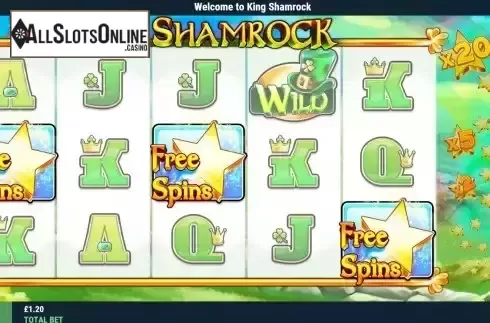 Free Spins screen