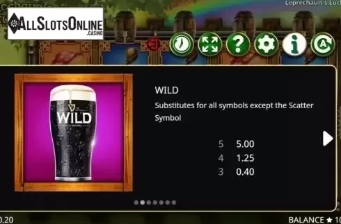 Features 2. Leprechaun's Lucky Barrel from Booming Games