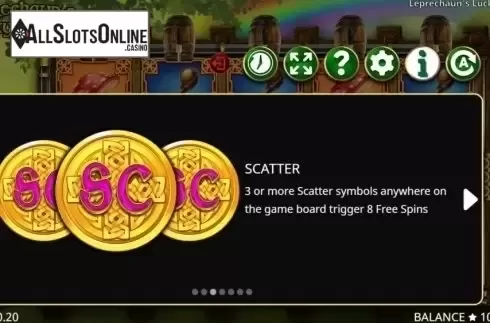 Features 3. Leprechaun's Lucky Barrel from Booming Games