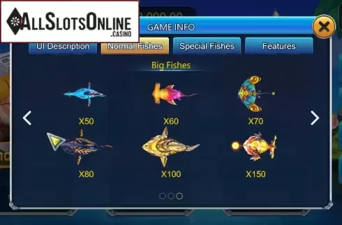 Paytable 3. Lets Shoot from Dragoon Soft