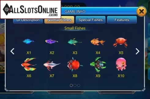 Paytable 1. Lets Shoot from Dragoon Soft