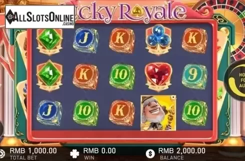 Reel screen. Lucky Royale from GamePlay