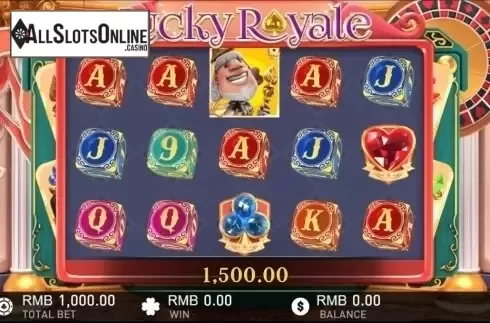 Win screen. Lucky Royale from GamePlay
