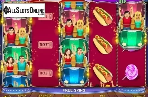Free Spins. Luna Park from Octavian Gaming
