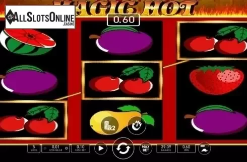 Win Screen. Magic Hot from Wazdan