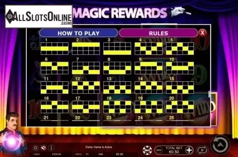 Paylines. Magic Rewards from Ainsworth