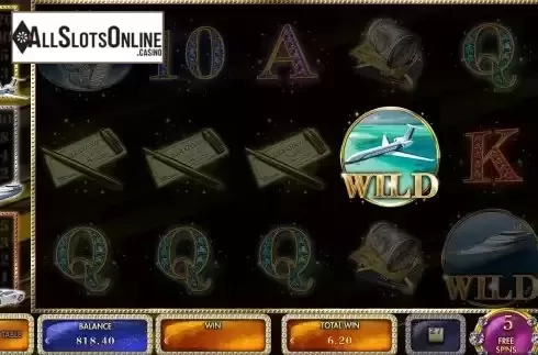 Free Spins Gameplay Screen