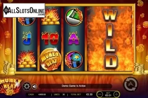 Screen 2. Money Heat from Ainsworth