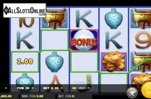 Win screen. Moonlight Treasure from JDB168