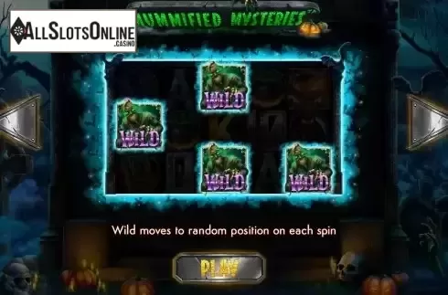 Wild feature screen