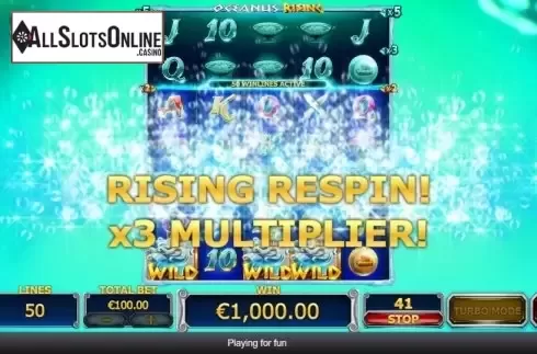 Feature. Oceanus Rising from Playtech