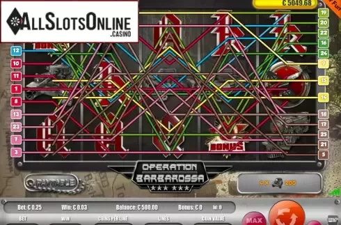 Screen4. Operation Barbarossa from Portomaso Gaming