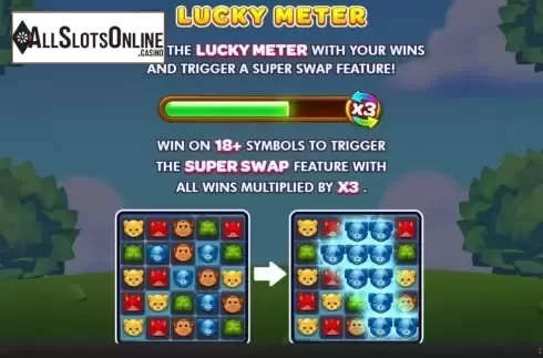 Super Swap Feature screen