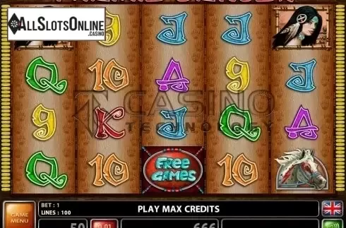 Screen2. Prairie Dancer from Casino Technology