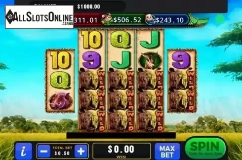 Game Screen. Rhino from GMW