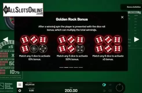 Paytable 2