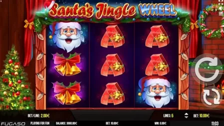 Santa's Jingle Wheel slot screenshot 1