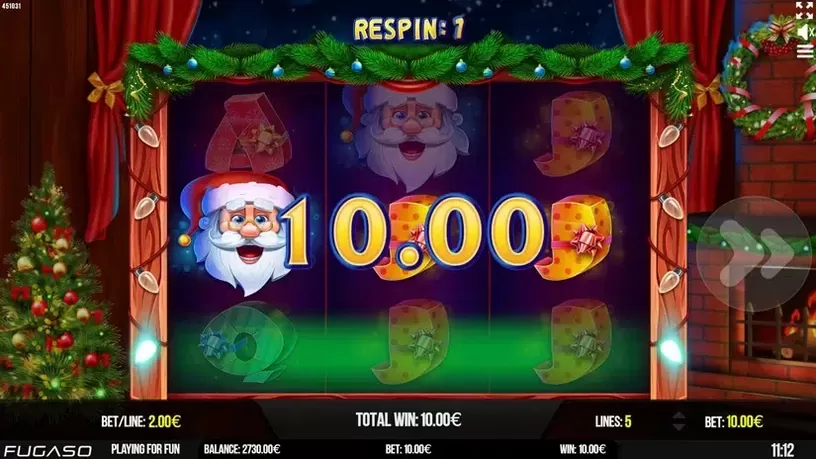 Santa's Jingle Wheel slot screenshot 4