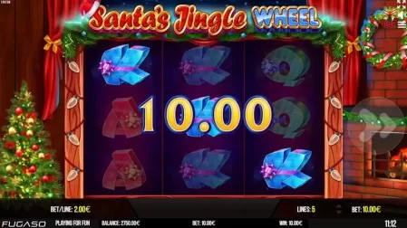Santa's Jingle Wheel slot screenshot 3
