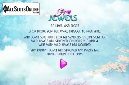 Start Screen. Sky Jewels from Maverick