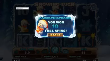 Snowing Luck slot screenshot 5