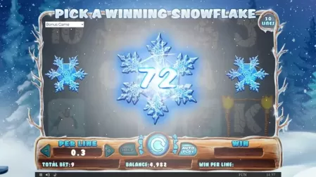 Snowing Luck slot screenshot 3
