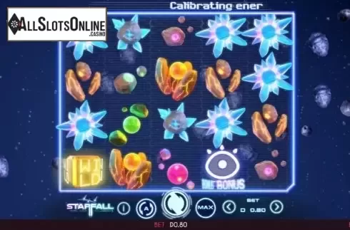 Reel screen. StarFall from Triple Cherry